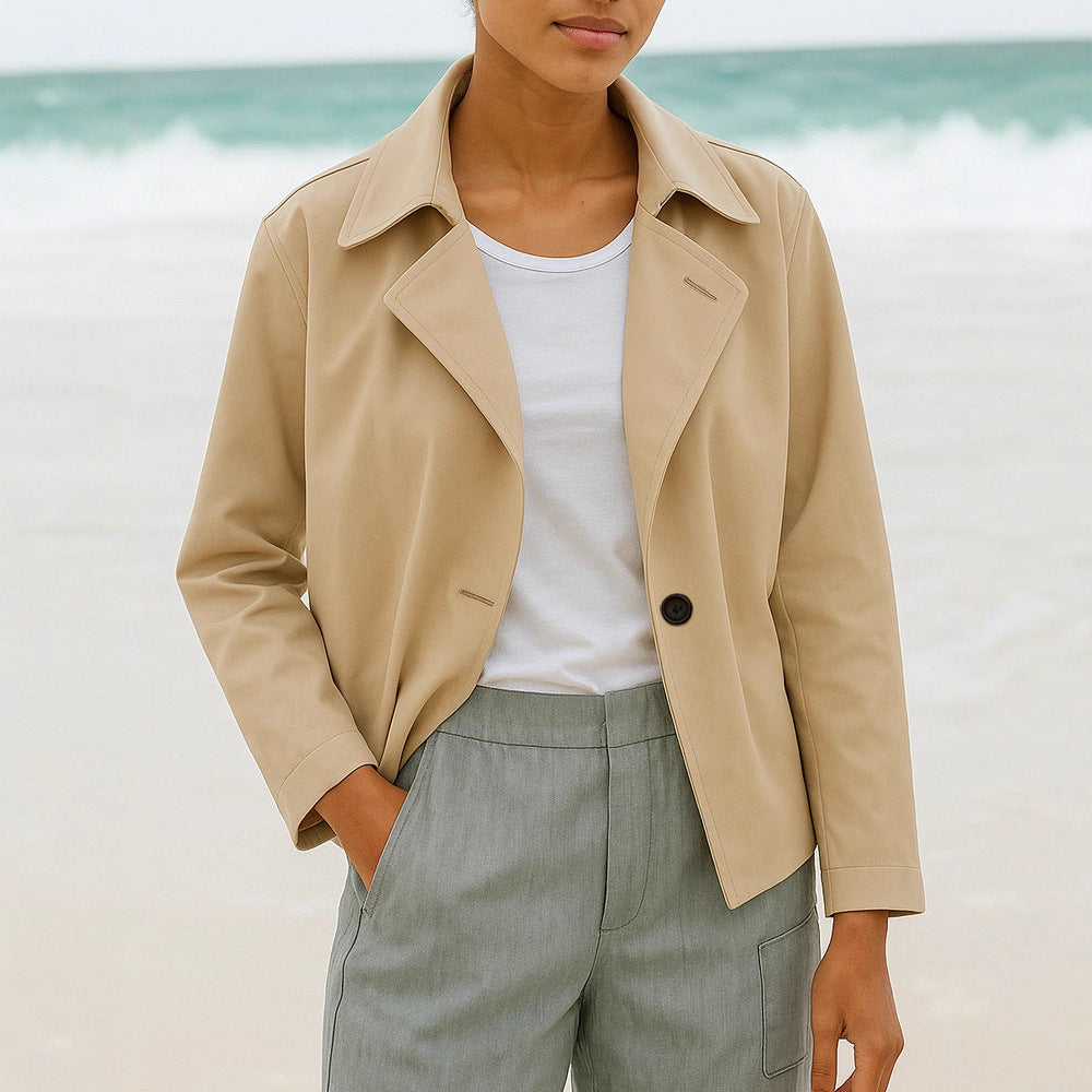 Women's Solid Color Short Jacket Several Colors