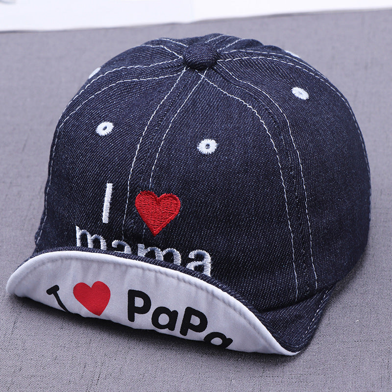 I Love Mama/Papa Baseball Cap