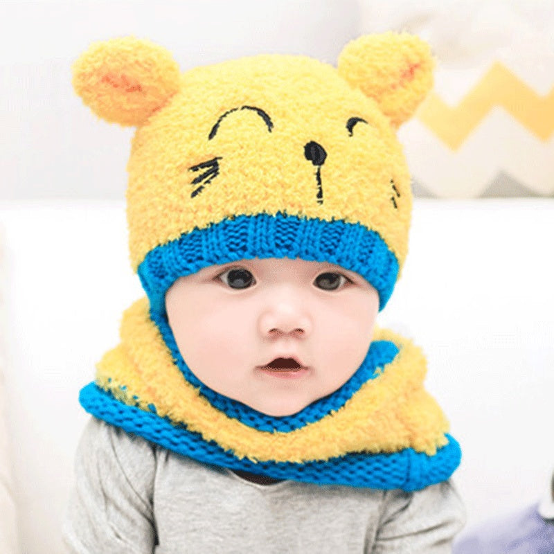 Wool baby hat/scarf Choose Color