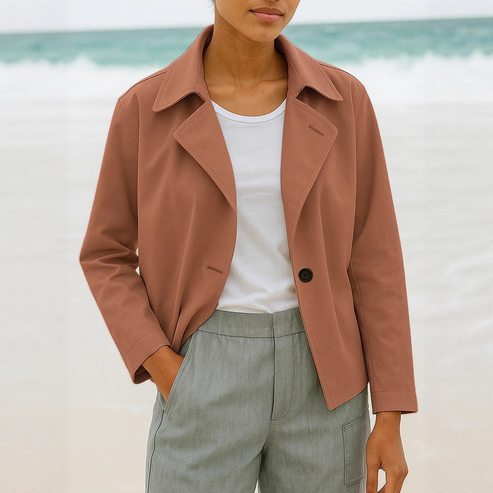 Women's Solid Color Short Jacket Several Colors