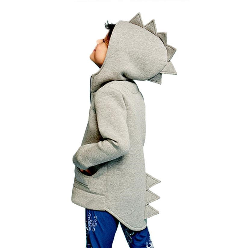 Hooded Jacket For Dinosaur Lovers