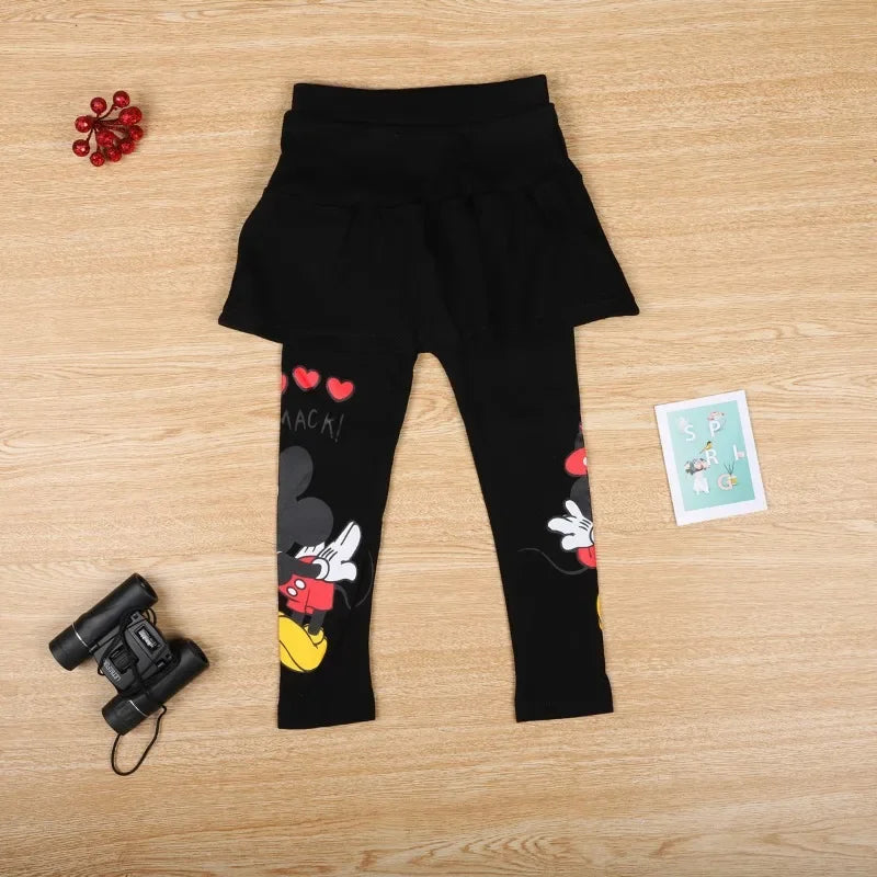 Disney Leggings with Attached Skirt