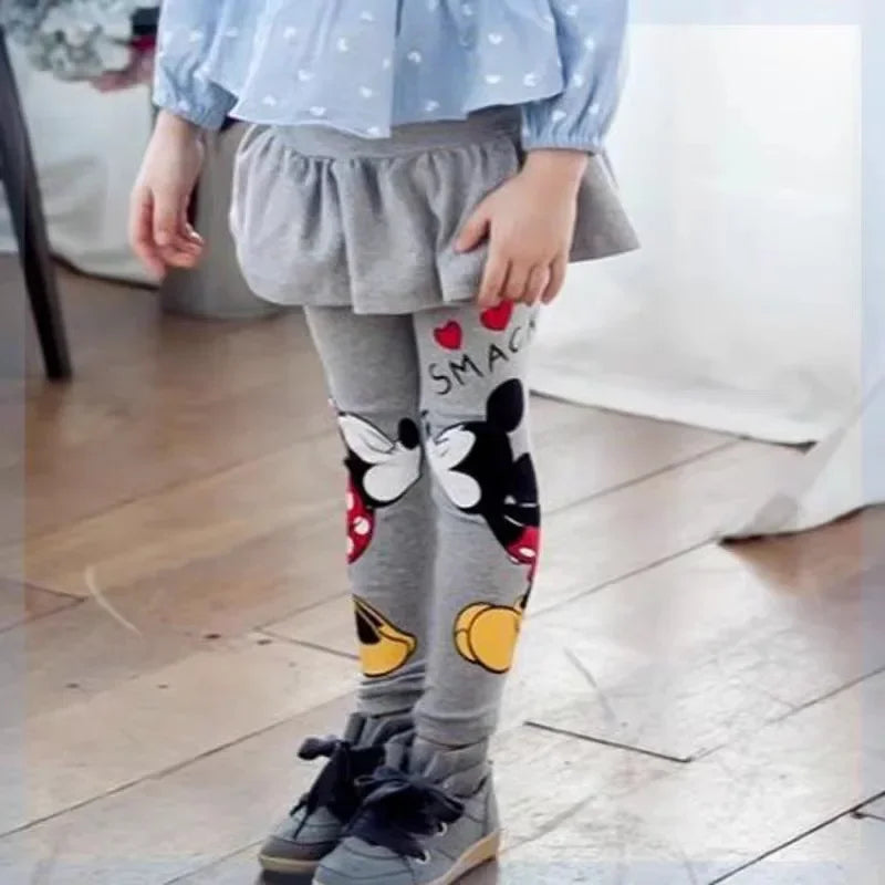Disney Leggings with Attached Skirt