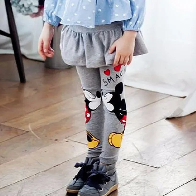 Disney Leggings with Attached Skirt