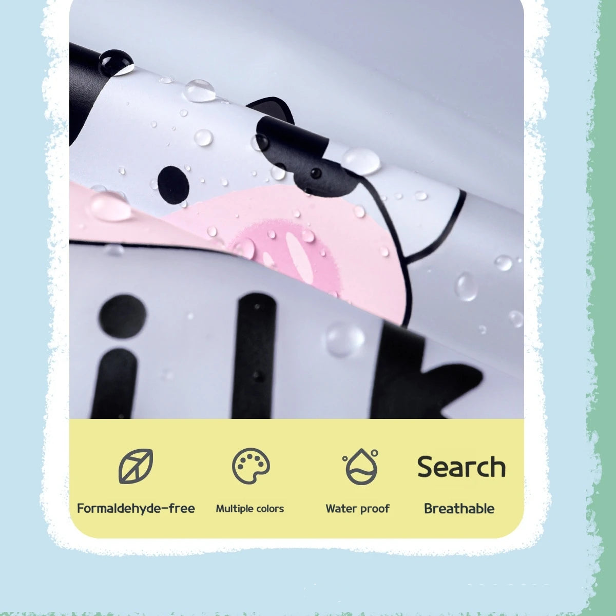 Dinosaur, Duck or Cow Adorable Raincoat and Boots