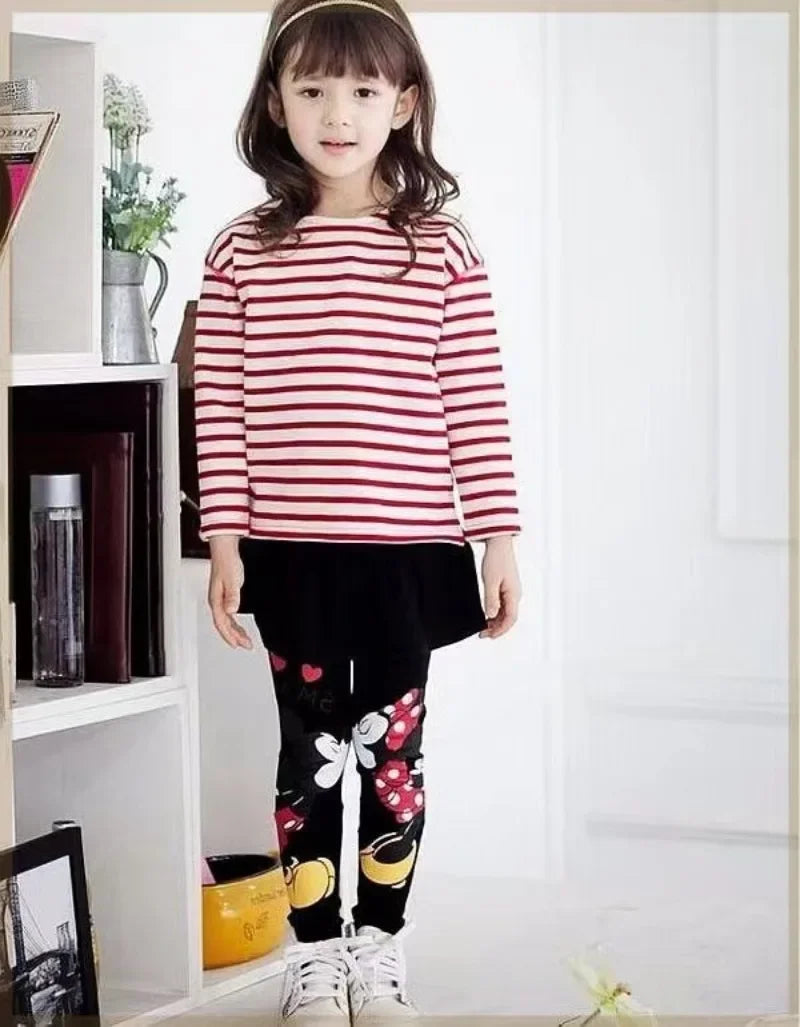 Disney Leggings with Attached Skirt