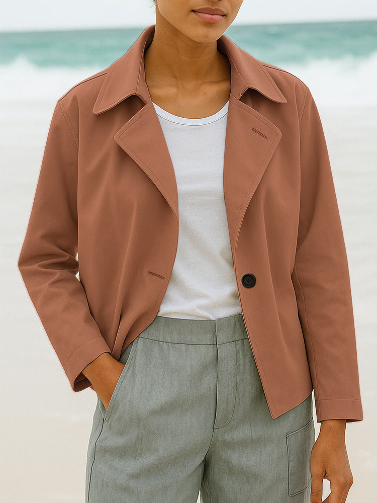 Women's Solid Color Short Jacket Several Colors