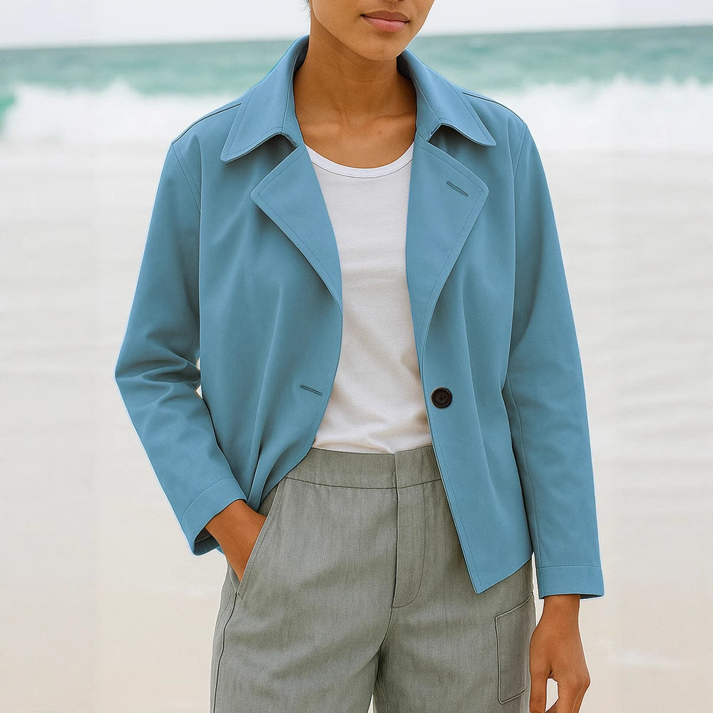 Women's Solid Color Short Jacket Several Colors