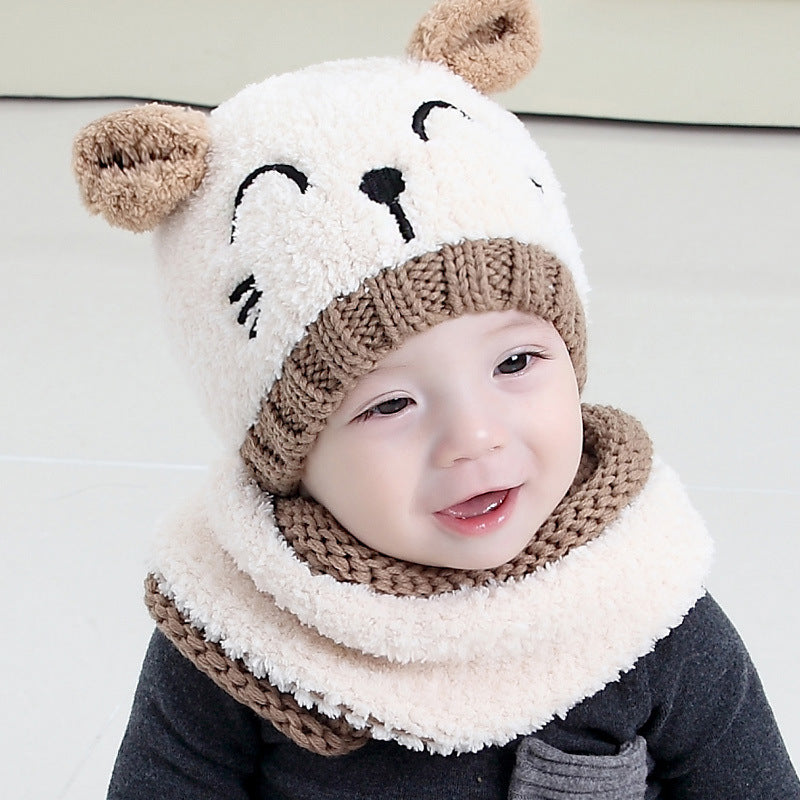 Wool baby hat/scarf   Choose Color