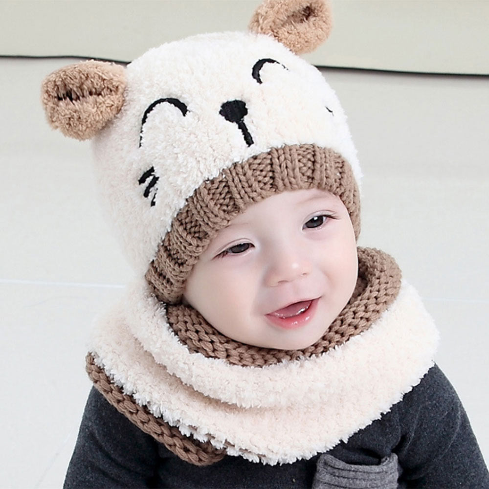 Wool baby hat/scarf   Choose Color