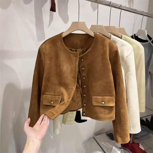 Outerwear Fashion Jacket Leather Coat   Several Colors