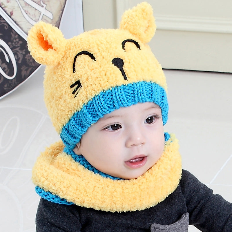 Wool baby hat/scarf   Choose Color