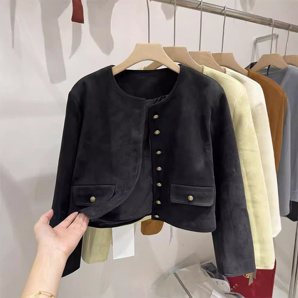 Outerwear Fashion Jacket Leather Coat   Several Colors