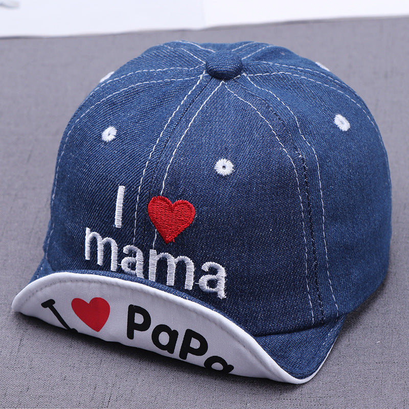 I Love Mama/Papa Baseball Cap
