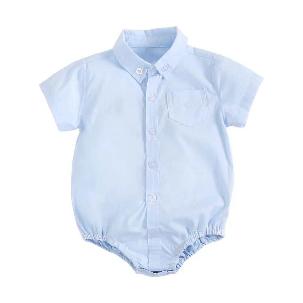 Baby Romper    Looks Like The Big Boys Shirt