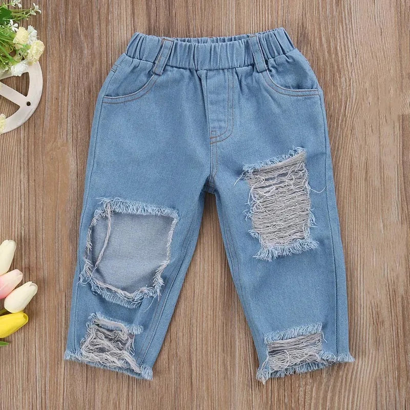 Off Shoulder Tops and Distressed Jeans     Just Like The Big Girls