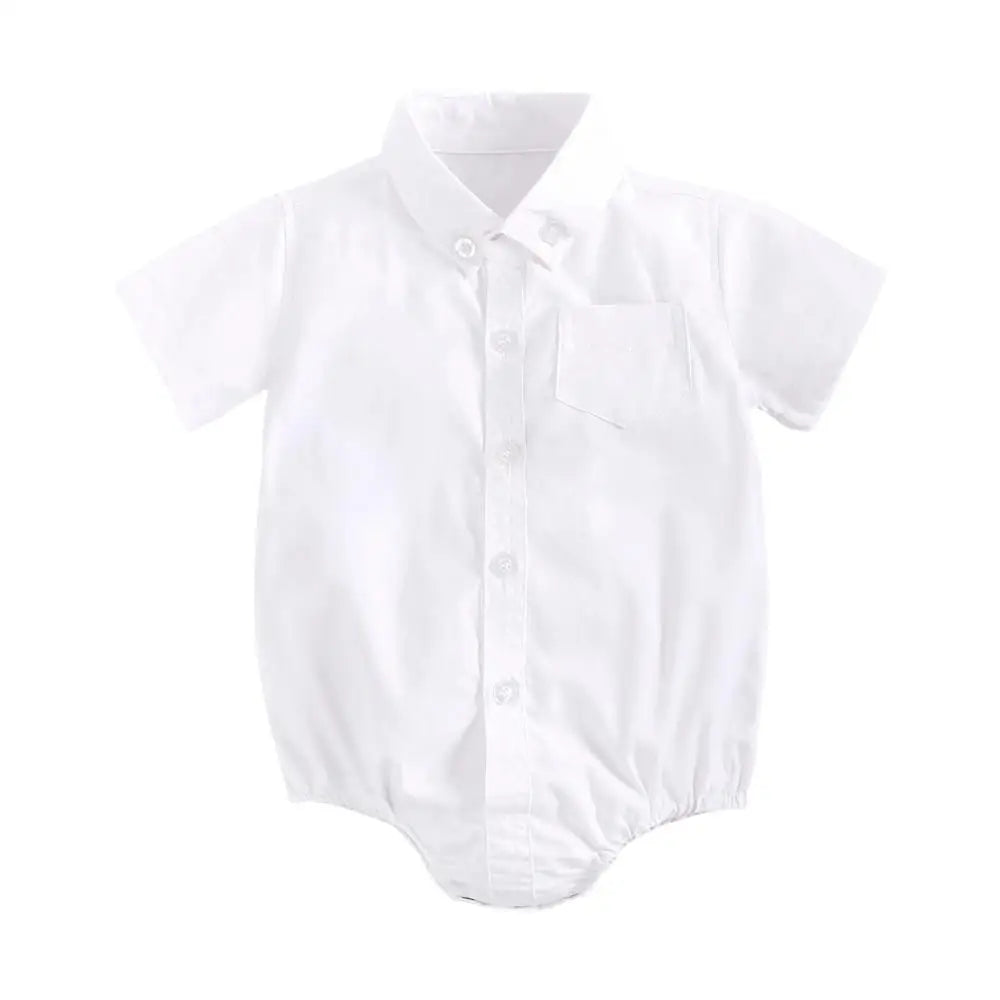 Baby Romper    Looks Like The Big Boys Shirt