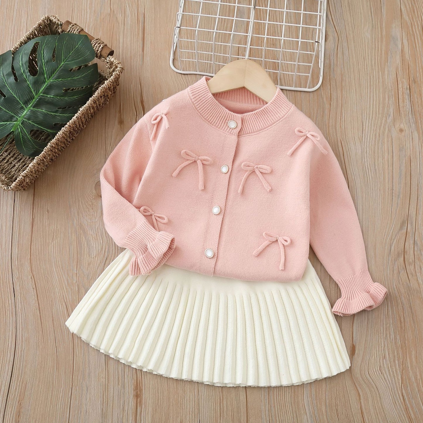 Skirt and Sweater Set