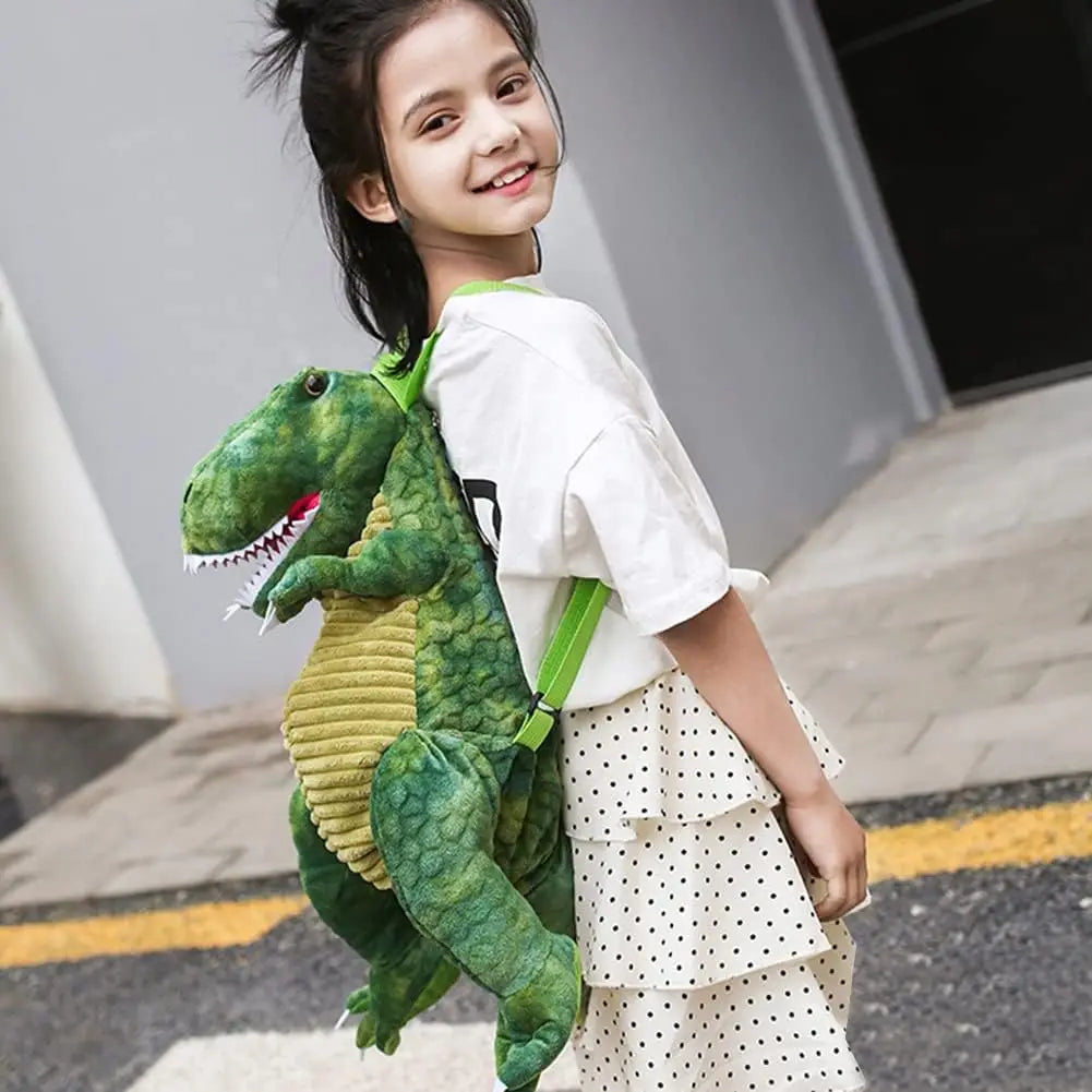 Dinosaur Bag for Kids with Adjustable Straps, Dinosaur Costume Accessory
