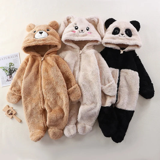 Cozy Autumn Winter Baby Jumpsuits – Soft & Warm Wear