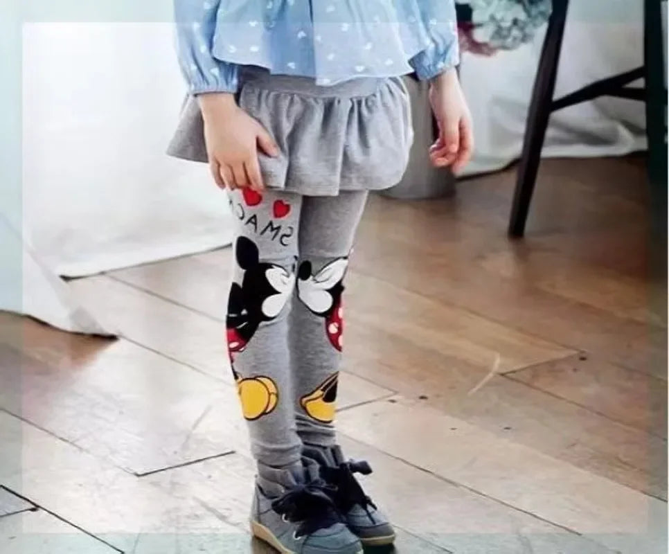 Disney  Leggings with Attached Skirt