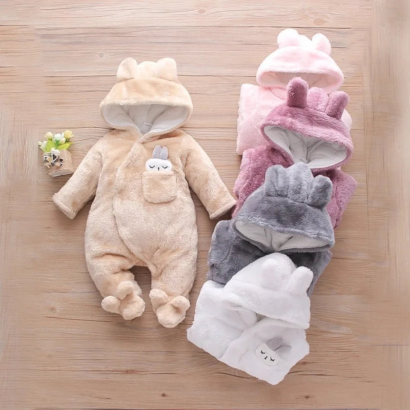Dog or Rabbit Plush Winter 1 Pc Suit
