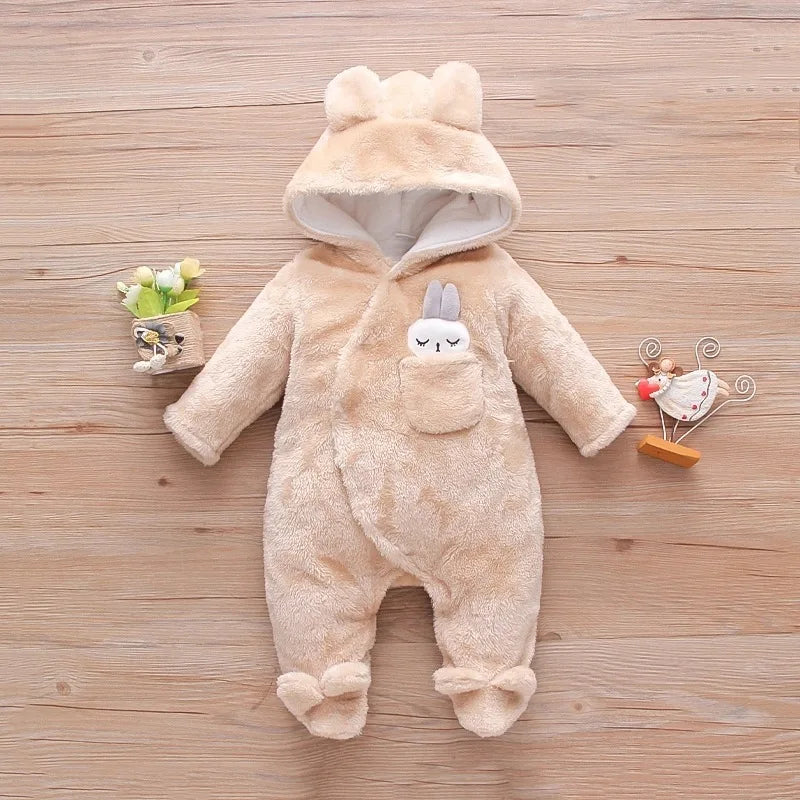 Dog or Rabbit Plush Winter 1 Pc Suit