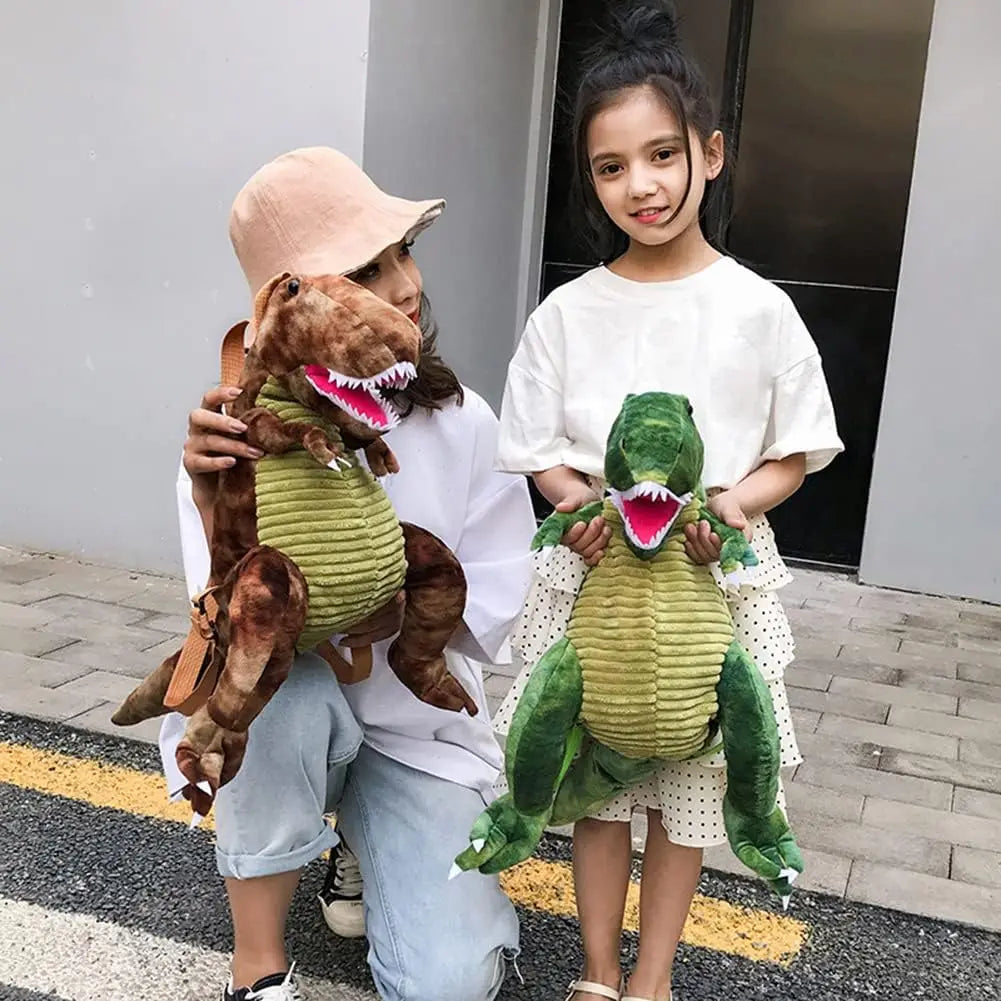 Dinosaur Bag for Kids with Adjustable Straps, Dinosaur Costume Accessory