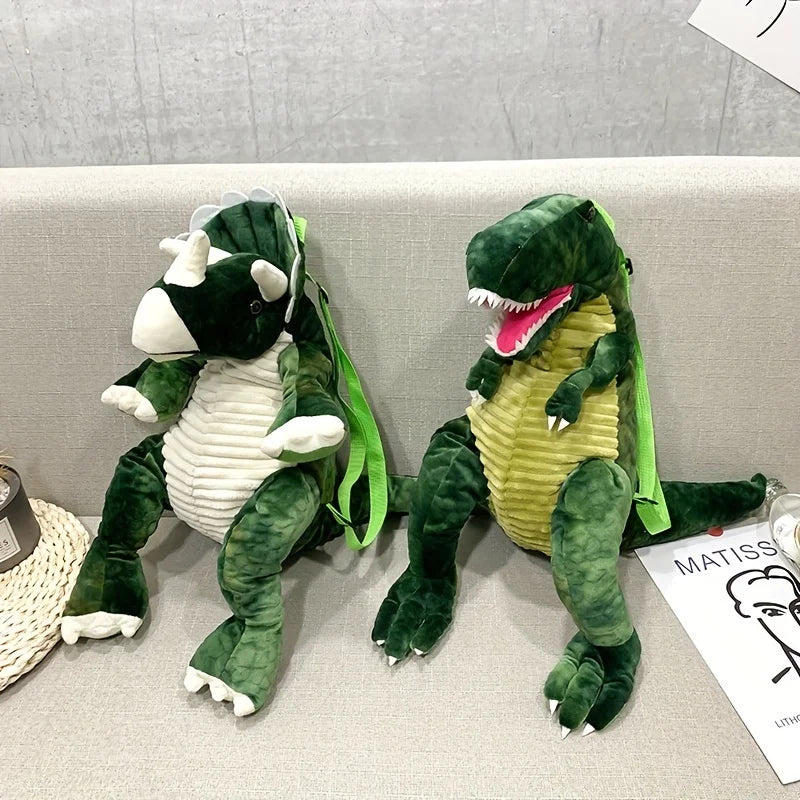 Dinosaur Bag for Kids with Adjustable Straps, Dinosaur Costume Accessory