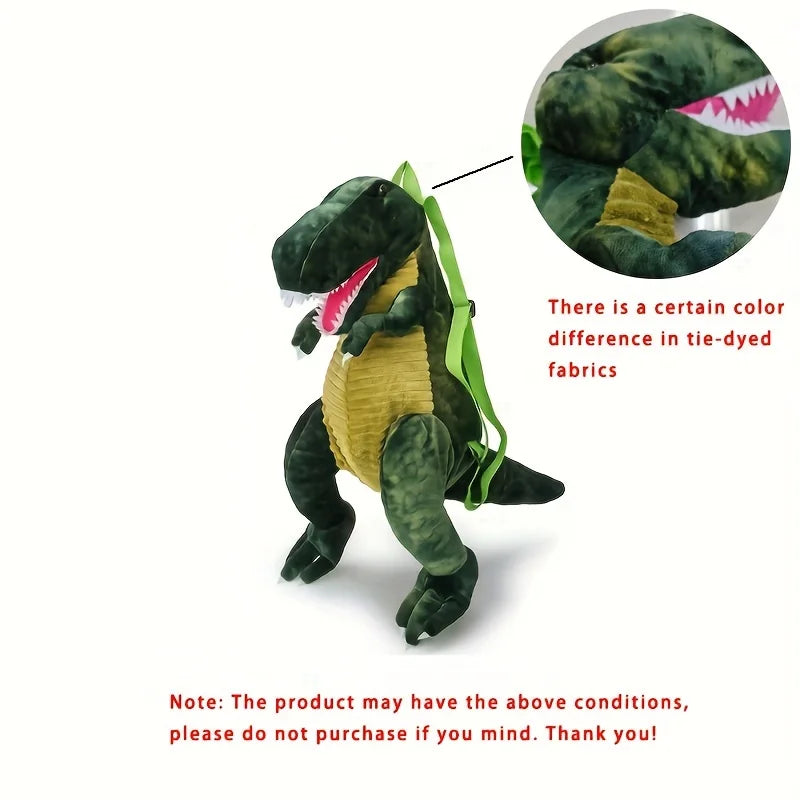Dinosaur Bag for Kids with Adjustable Straps, Dinosaur Costume Accessory