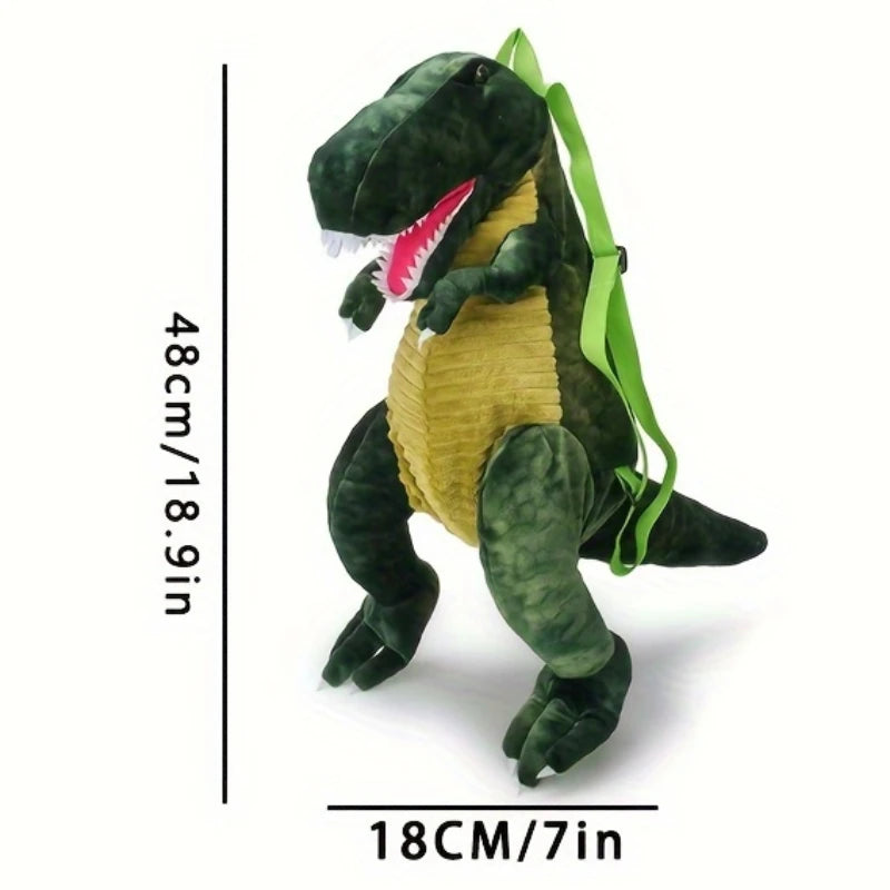 Dinosaur Bag for Kids with Adjustable Straps, Dinosaur Costume Accessory