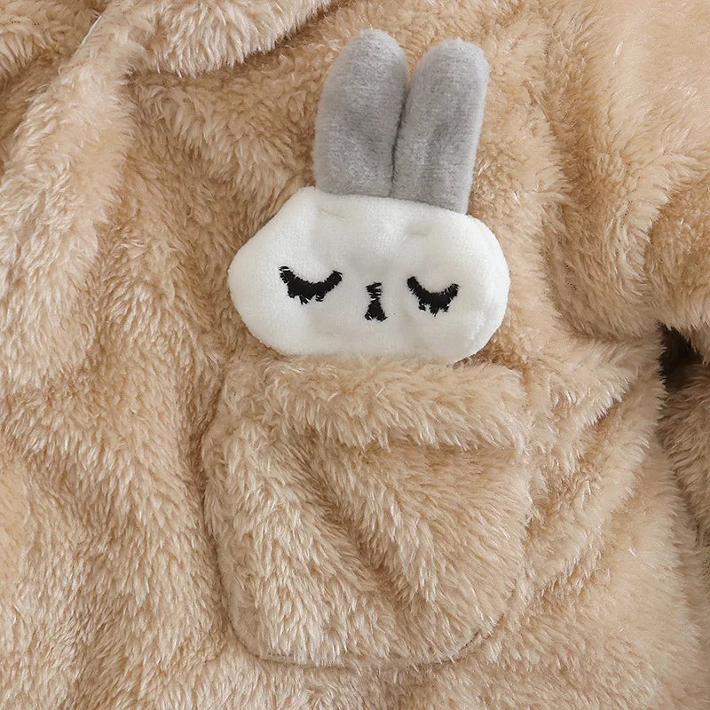 Dog or Rabbit Plush Winter 1 Pc Suit