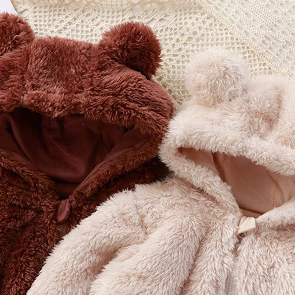 Bear Fleece Baby Romper