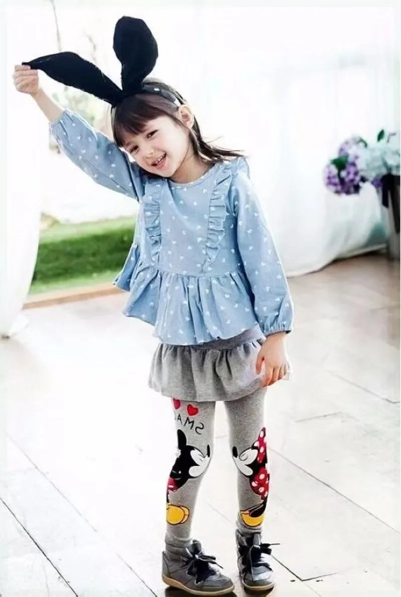 Disney  Leggings with Attached Skirt