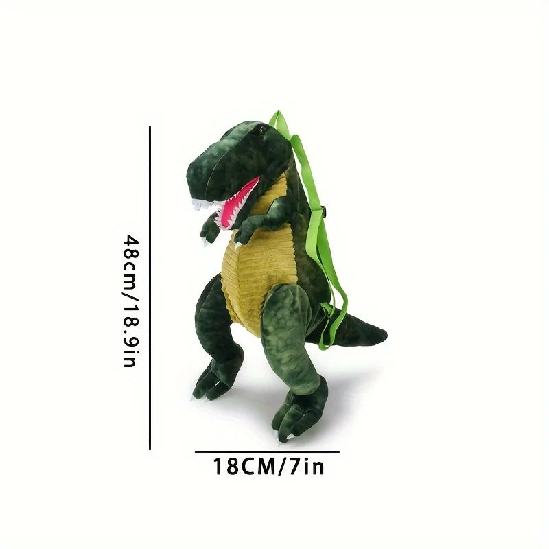 Dinosaur Bag for Kids with Adjustable Straps, Dinosaur Costume Accessory