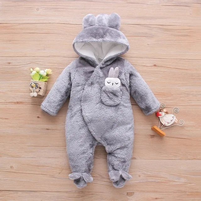 Dog or Rabbit Plush Winter 1 Pc Suit