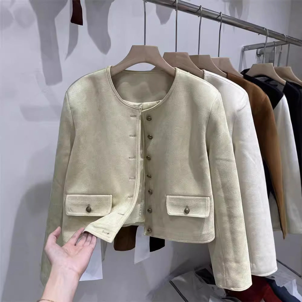 Outerwear Fashion Jacket Leather Coat   Several Colors