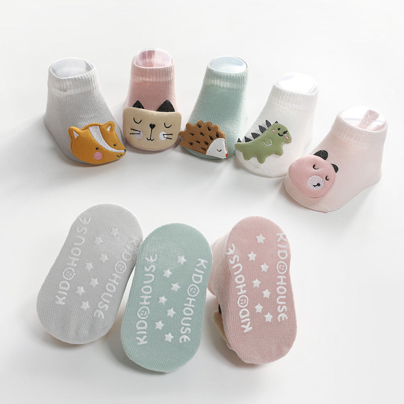 Cute Baby Socks   Choose Color and Animal