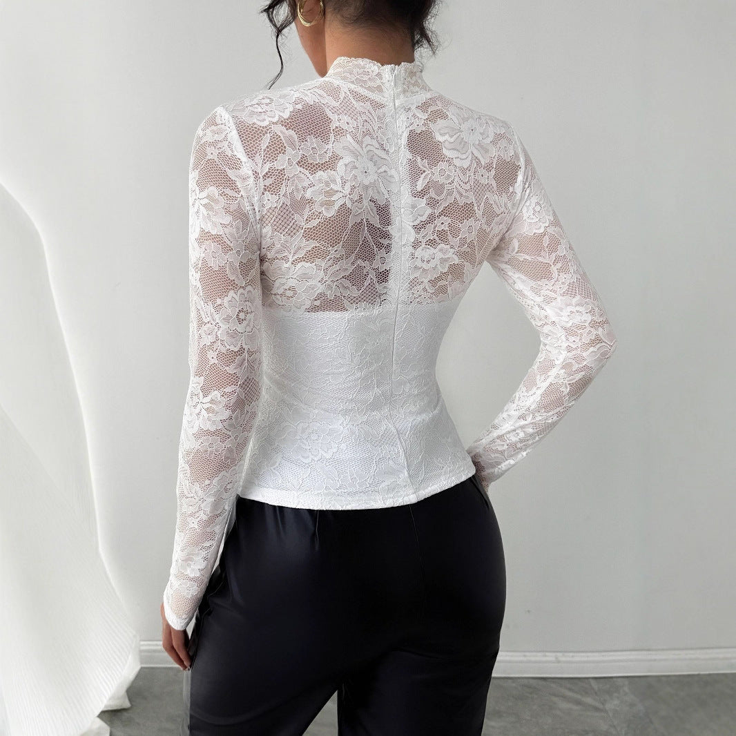 European And American Style Lace Slim Fit   Check out the Back