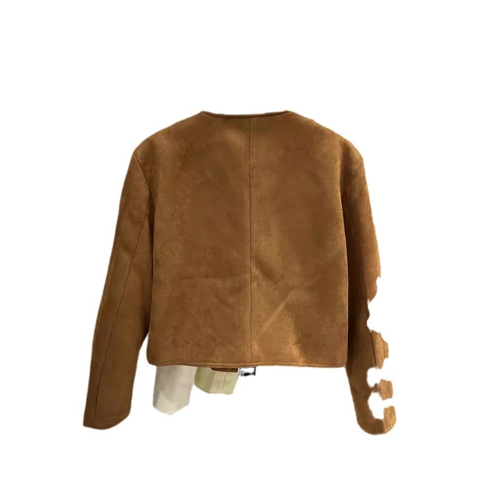 Outerwear Fashion Jacket Leather Coat   Several Colors