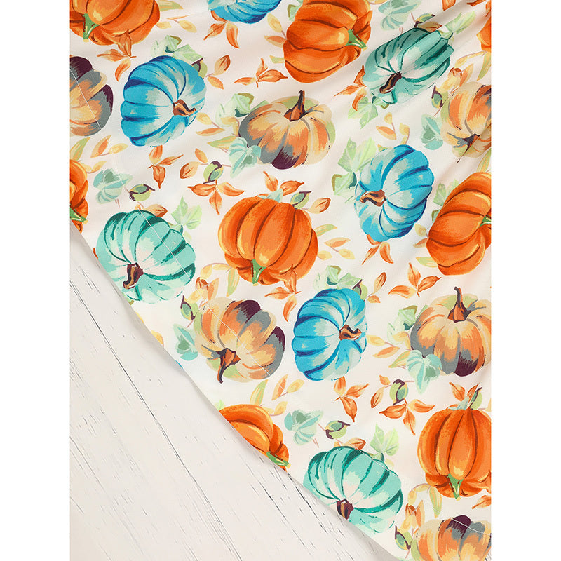 Pumpkin Smocked Dress For  Fall